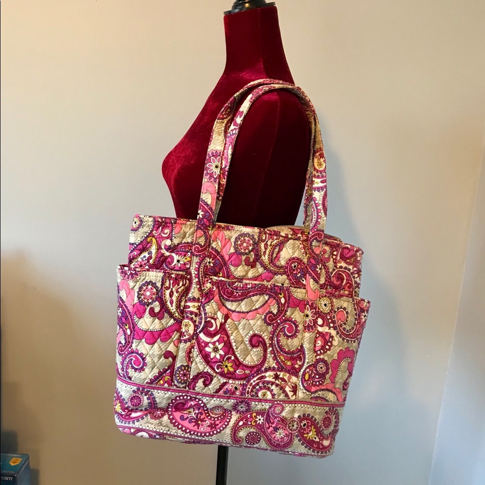 Vera Bradley Go Around Tote. Paisley Meets Plaid.